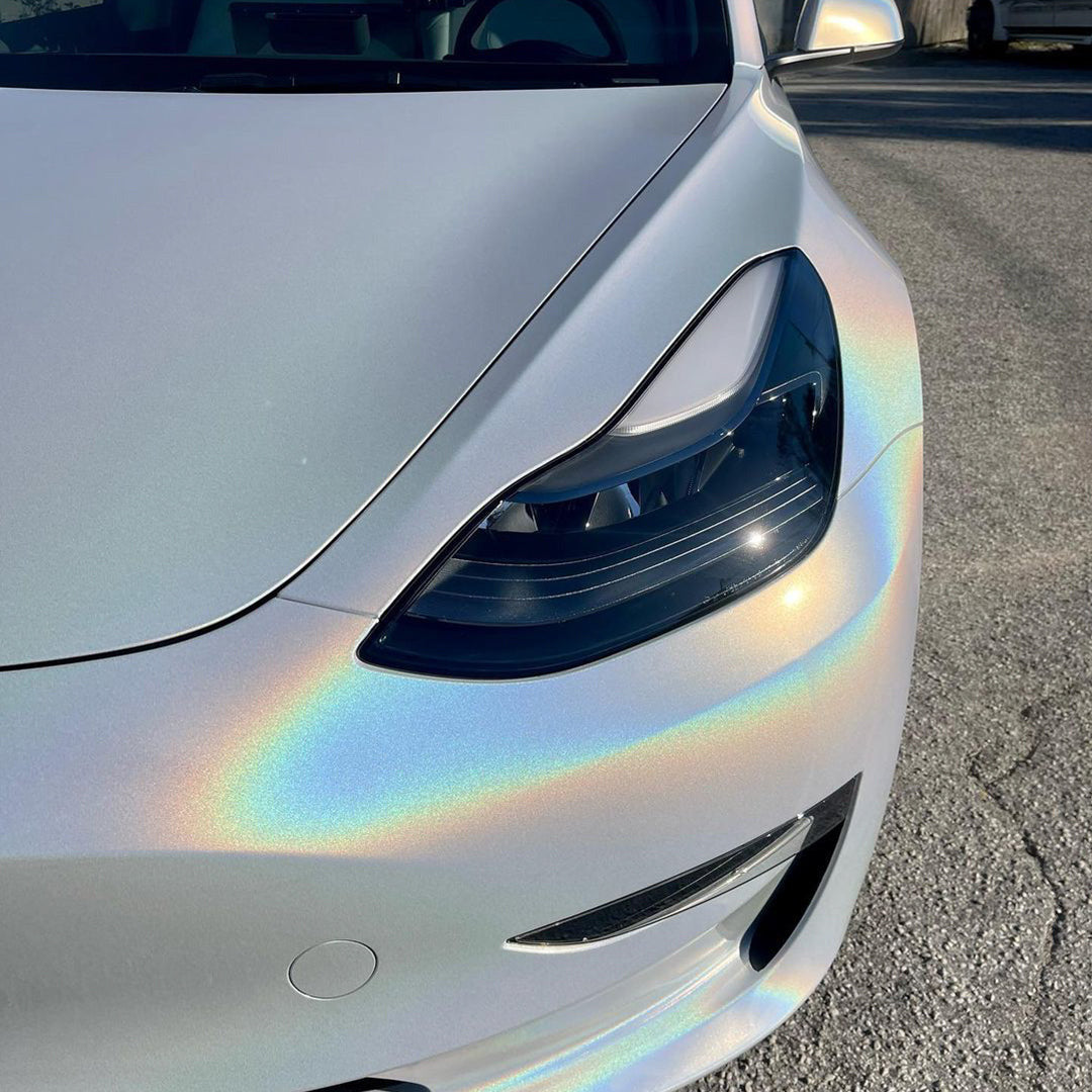 Ultra Gloss Metallic Rainbow White