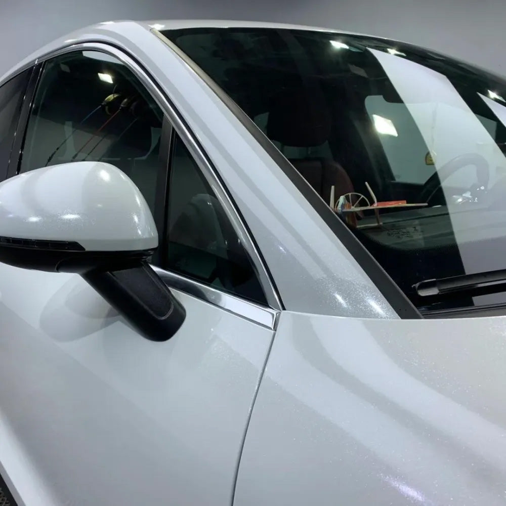 Ultra Gloss Metallic White Stars