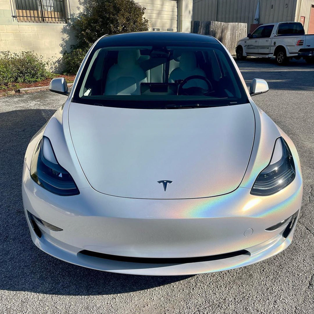 Ultra Gloss Metallic Rainbow White