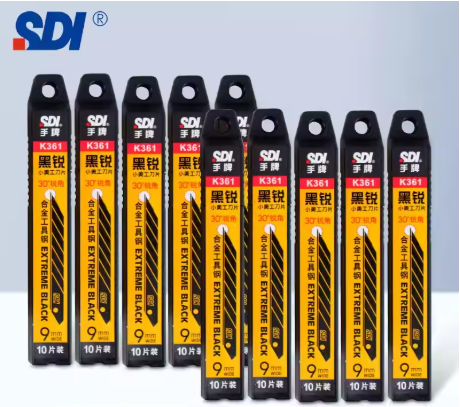 SDI 9mm Extreme Precision Black Blade - 30 Degree Snap-Off