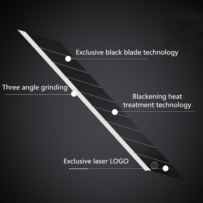 SDI 9mm Extreme Precision Black Blade - 30 Degree Snap-Off