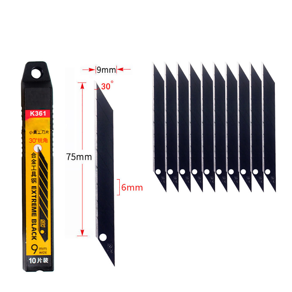 SDI 9mm Extreme Precision Black Blade - 30 Degree Snap-Off