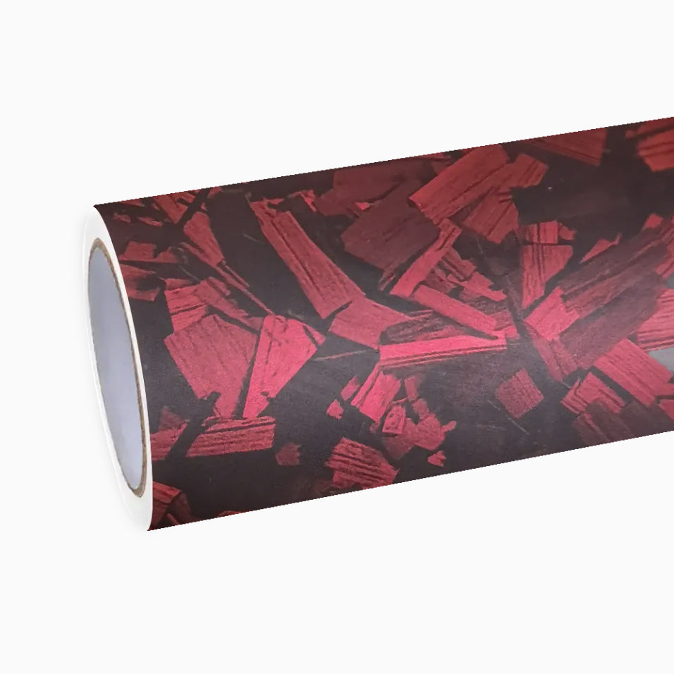 Ultra Matte Forged Red Carbon